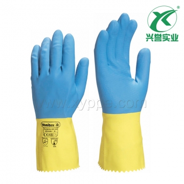 代尔塔 201330双色乳胶手套