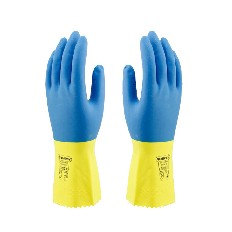 代尔塔 201330双色乳胶手套