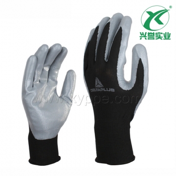 代尔塔 201715丁腈精细半涂层操作手套