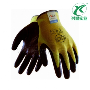 丁腈涂层阻燃防切割手套N10528