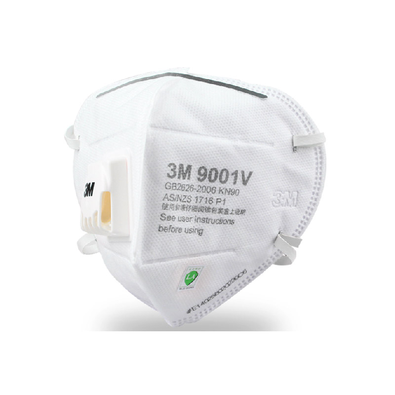 3M 9001V折叠式带阀防护口罩