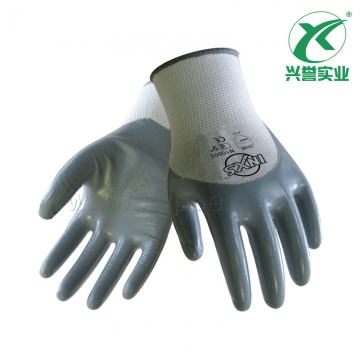 赛立特丁腈涂层开背手套N10503