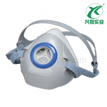 3M 7701 硅胶半面型单滤盒防毒面罩（小号）