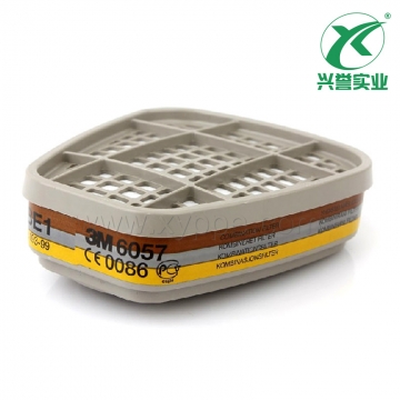 3M 6057有机/无机/酸性气体滤毒盒