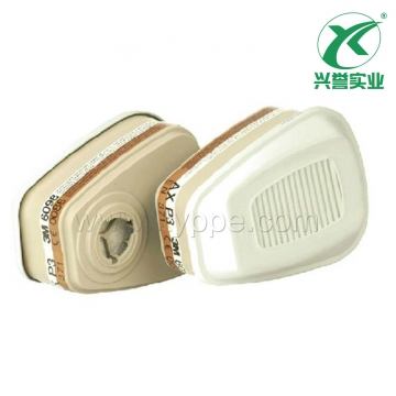 3M 6098 低沸点有机蒸气滤毒盒及P3颗粒物滤棉