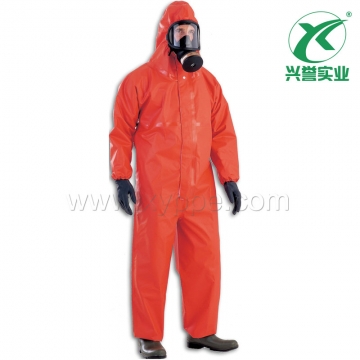 代尔塔 401020红色液密中型防化服420克重