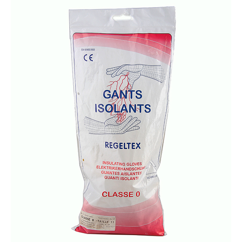 代尔塔 207002天然乳胶绝缘手套