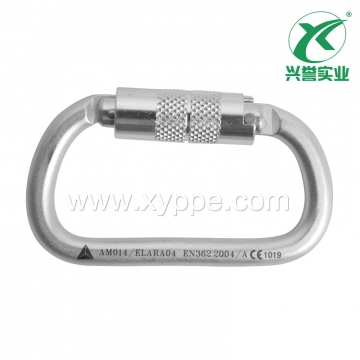 代尔塔 508014铝制自锁D型钩17mm