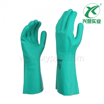 代尔塔 201802中型丁晴防化手套