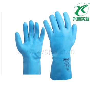 代尔塔 201920天然乳胶防化手套