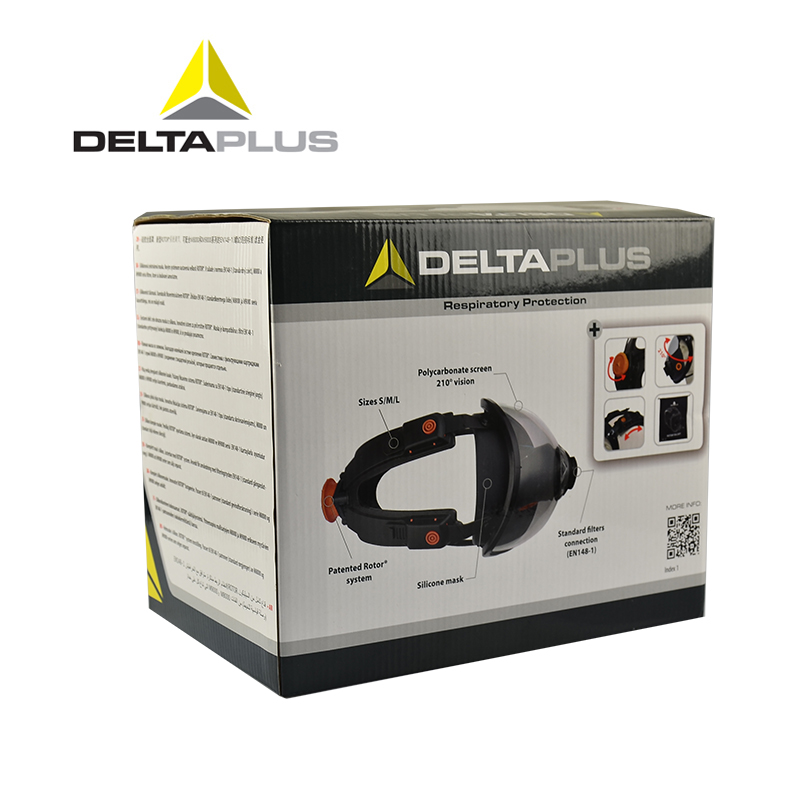 代尔塔 105007 M9000系列硅胶全面罩