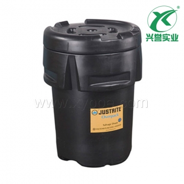 Justrite 双用途圆桶 28203