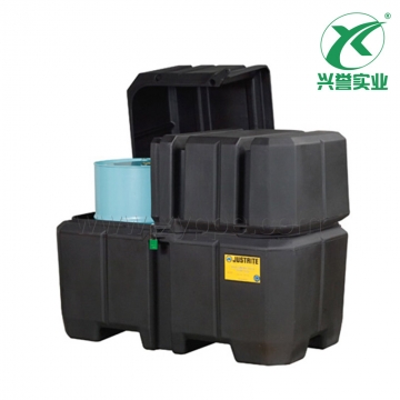 Justrite EcoPolyBlendTM双桶收集中心 28683