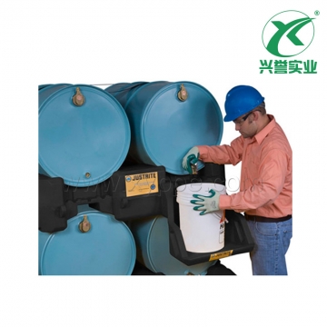 Justrite EcoPolyBlendTM圆桶管理系统 28669