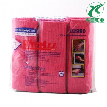 金佰利 WYPALL*抗菌型细纤维布(红色)