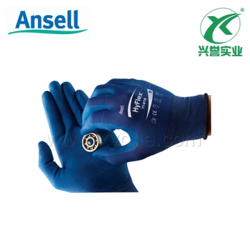 ANSELL/安思尔 HyFlex 11-818舒适丁腈通用手套