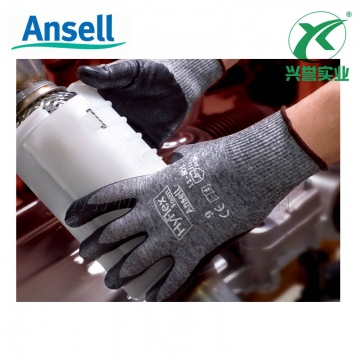 ANSELL/安思尔 HyFlex 11-801透气耐磨丁晴操作手套