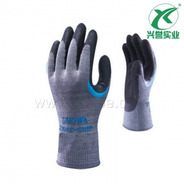 SHOWA虎口加强天然橡胶涂层手套330