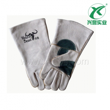 焊兽4152P手掌加托焊接手套