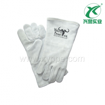 焊兽4350k本白色焊接手套