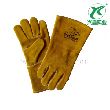 焊兽4390k牛皮焊工手套