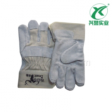 焊兽11214手掌全托半皮劳保手套
