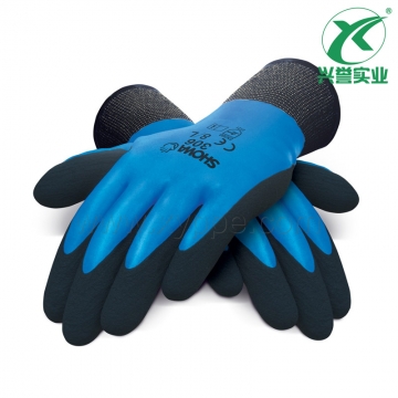 SHOWA 306 GRIP天然橡胶防水透气手套