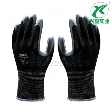 SHOWA 371 Assembly Grip丁腈涂层手套