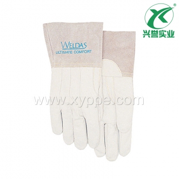威特仕白色牛青皮氩弧焊手套10-2036