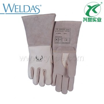 威特仕高档鹿青皮烧焊手套10-2850