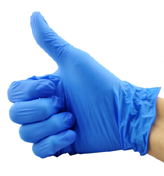 AMMEX爱马斯 一次性丁腈手套（耐用型 无粉 麻面）