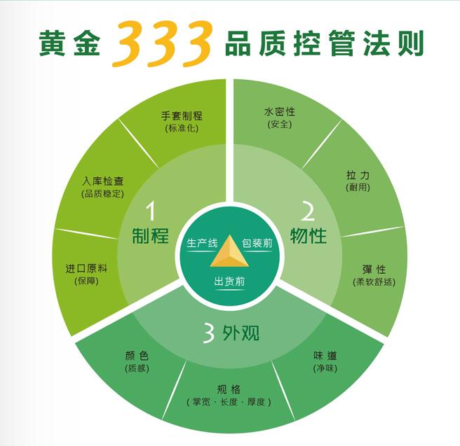 ALOE/艾露美无粉芦荟型一次性PVC手套