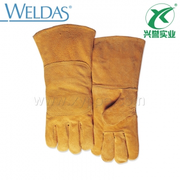 威特仕尊黄色牛皮手工电焊手套10-2118
