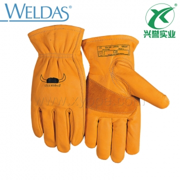 威特仕牛皮轻度焊接劳保手套10-2700