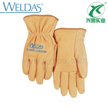 威特仕抗油污防潮猪青皮掌劳保手套10-2082