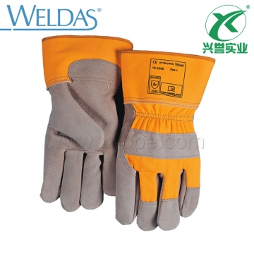 威特仕牛二层A级颈皮款劳保手套10-2209