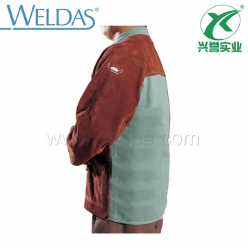 威特仕耐磨阻燃背布皮上身焊服44-7530