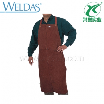 威特仕牛皮耐磨阻燃焊接护胸围身44-7136