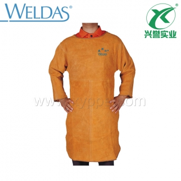 威特仕金黄色牛皮长袖焊接围裙44-1847