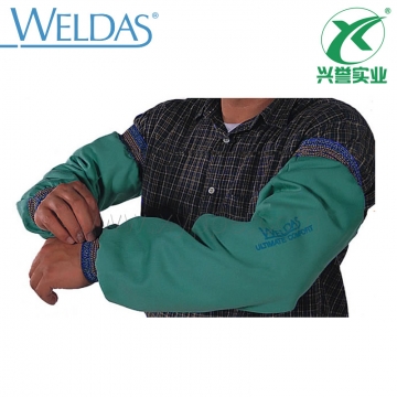 威特仕全棉防火阻燃绿色焊接手袖33-7416