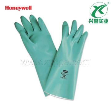 霍尼韦尔加长丁腈防化手套LA258G