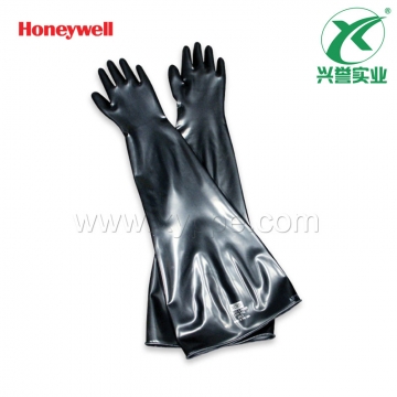 霍尼韦尔氯丁橡胶干箱手套8N1532