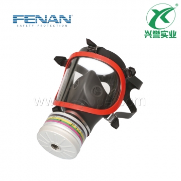 芬安单滤罐柱形全面罩防毒面具