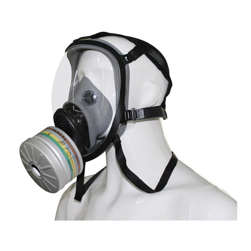 芬安单滤罐球形全面罩防毒面具