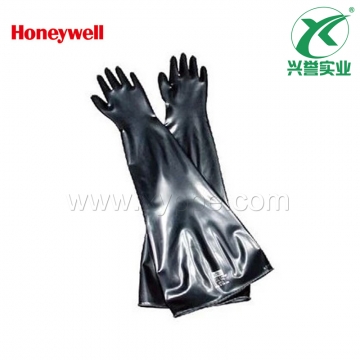 霍尼韦尔丁基合成橡胶干箱手套7B1532