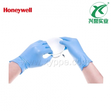 霍尼韦尔4580081一次性蓝色丁腈手套