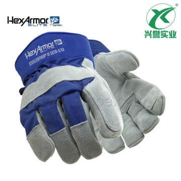 HexArmor牛皮革机械手套5039