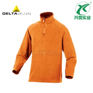 代尔塔 405426橙色风暴摇粒绒卫衣