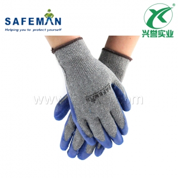 SAFEMAN君御 7112天然乳胶涂层手套