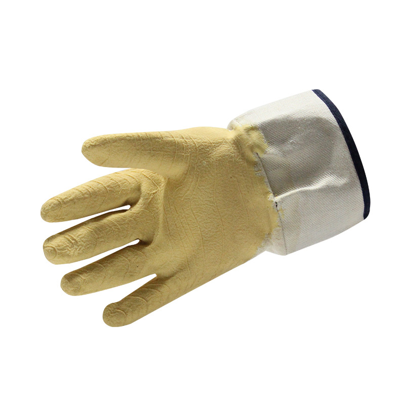 SAFEMAN君御 Y9151半浸黄色乳胶手套